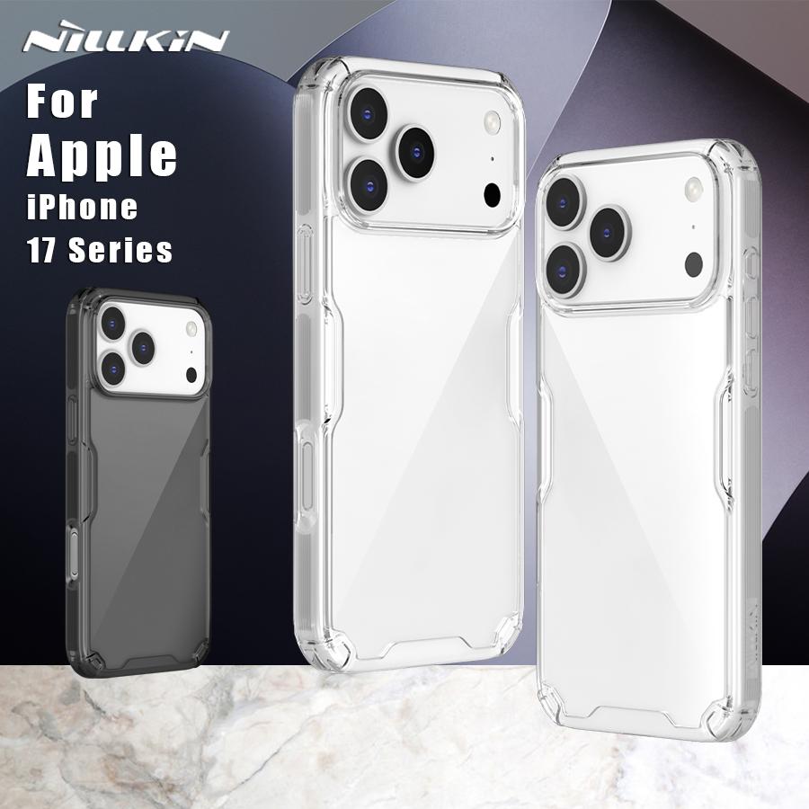 Для iPhone 17 Pro Max / 17 Air Чехол Nillkin Nature TPU Pro высококачественные Прозрачные Чехлы для Телефона Силиконовая задняя крышка для iPhone 17