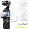Для DJI OSMO Pocket 3 Закаленное Стекло 9H HD Защитная Пленка для Экрана Анти-Царапина Пленка для Объектива Камеры Для DJI Pocket 3 Пленка для Объектива Камеры