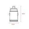 Мини Двойное USB Type-C PD Автомобильное Зарядное Устройство Адаптер Быстрой Зарядки Аксессуары Отделка 30 Вт