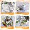 50/100pcs Artificial Flowers Rose Wedding Home Festival Decor Bridal Outdoor Garden Yard Flower Head DIY Headwear Gift Candy Box
