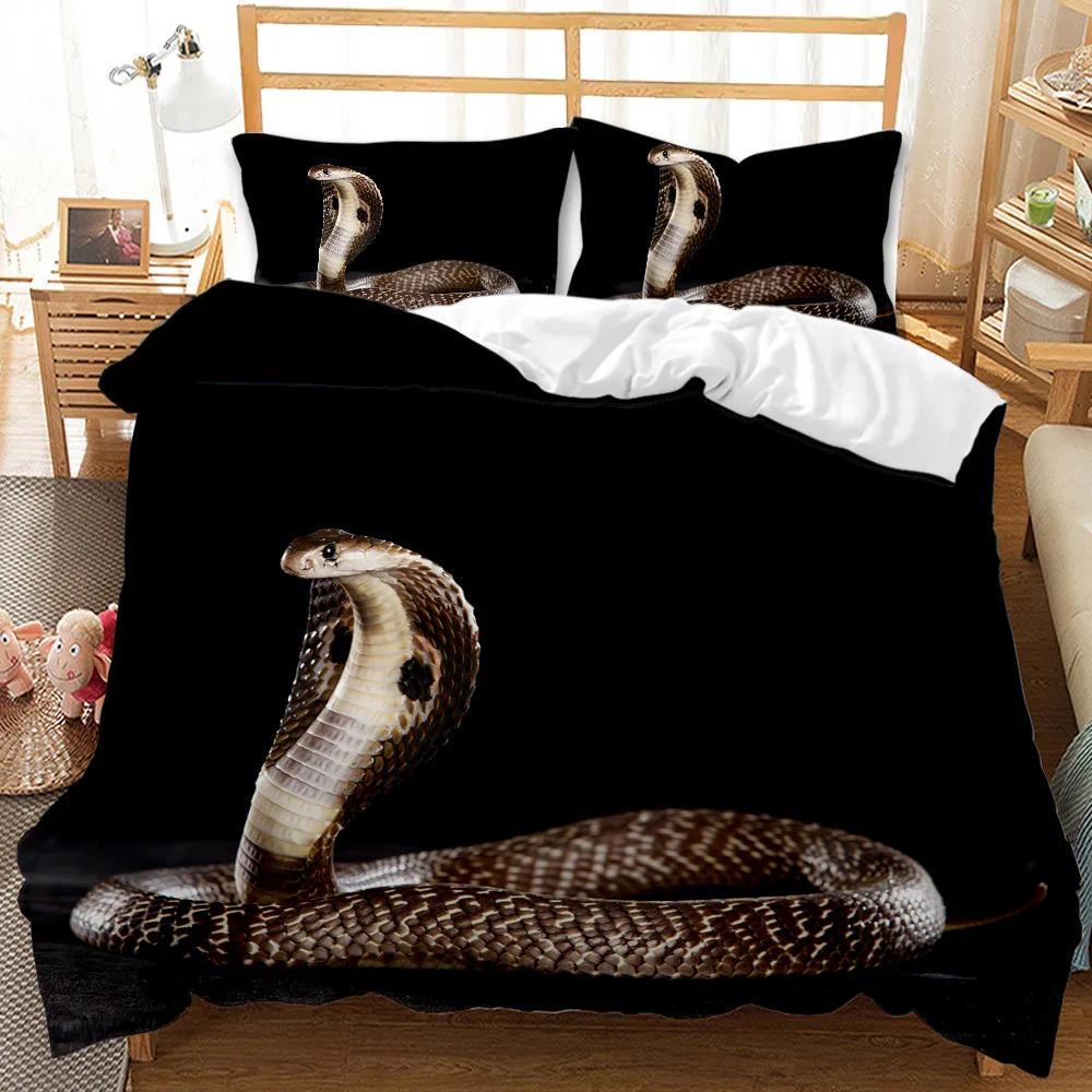 Snake Bedding Set Duvet Cover Set 3d Bedding Digital Printing Bed Linen Queen Size Bedding Set Fashion Design