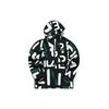 All-Over Print Casual Hooded Zip Jacket Men Jackets Black F11M219707F-ZA