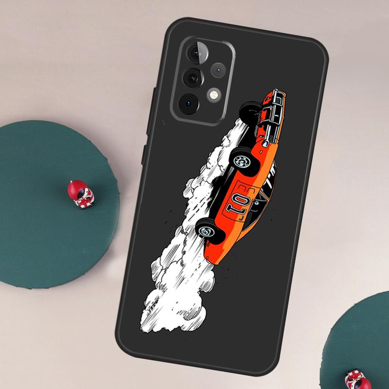 The General Lee Dukes Of Hazzard 01 For Samsung Galaxy A54 A34 A24 A14 A12 A22 A32 A52 A13 A23 A33 A53 A73 A71 A51 Phone Case