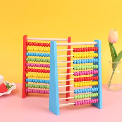 Деревянные счеты, детская математическая обучающая игрушка, расчет шариков, детская игрушка