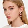 Серьги-пусеты 'Искрящийся фейерверк' с жемчугом Милые серьги для женщин Нежные серьги с жемчугом 'Пони' Подарки