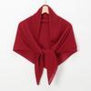 New Hot-selling Chiffon Crumpled Square Scarf, Solid Color Fashionable Pleated Shawl Bag Head Multi-purpose Yarn Scarf