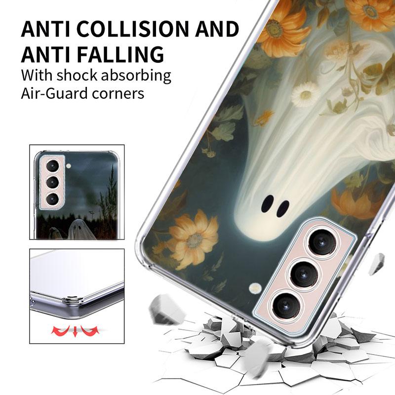 Cute Halloween Ghost Phone Case For Samsung A16 A26 A36 A56 A17 A15 A25 A35 A55 A14 A24 A34 A54 A04S A05S Galaxy Note 20 10 9 8