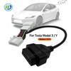 20pin OBD Connector for Tesla Model 3 before January 2019 For X431 OBD2 Diagnostic Adapter Cable 20pin Male/Female to OBD2 16pin