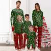 Christmas Prints Family Matching Long Sleeve Tops+Pants Set Family Matching Sets