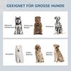 Raised Dog Bowls, Pet Feeding Station, with Storage, Food and Water Bowls, for Large Dogs - Grey