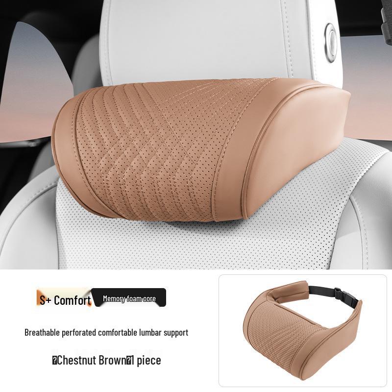 Zeekr 007/001 Car Headrest: Lumbar & Neck Support Pillow - All-Season Breathable Interior Decor