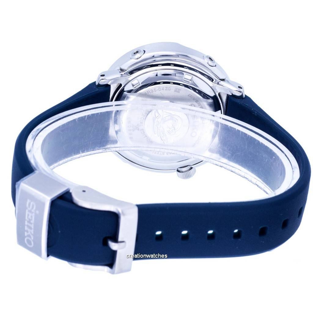 Seiko Силиконовые автоматические мужские часы Prospex Save The Ocean Diver's SRPH77 SRPH77K1 SRPH77K 200M