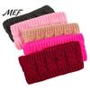 Wide Headband for Cold Weather Winter Knitted Women, Soft Fleece Lined Thermal Hair Fashionable Accessories Band, Thickened Plush Ear Warmer