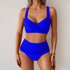 New Bikini Swimwear Western Style, Sexy, High Waisted Two Piece Swimsuit 0858 KTY