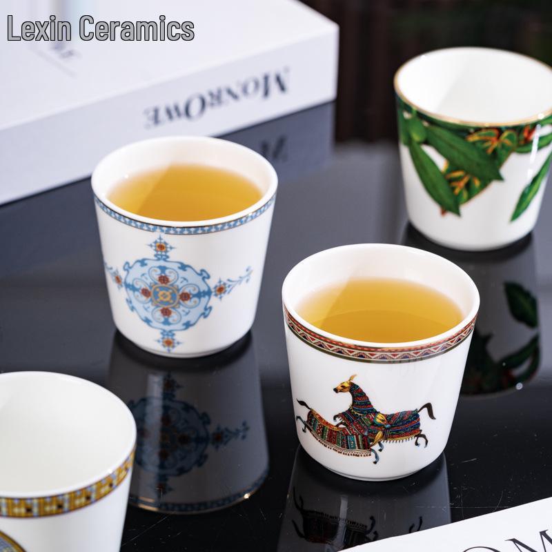 Exquisite European Bone China Mug - Elegant Teacup for Afternoon Tea, High-Value Teahouse Black Tea Cup, Perfect Gift.