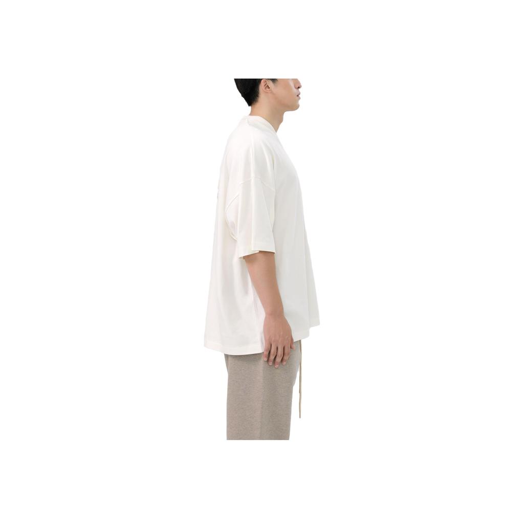 Fear of God Essentials Мужские топы с V-образным вырезом Cloud Dancer Кремовые 125BT234111F