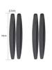 2Pc 40x5CM Car Bumper Protector Guard Anti-Scratch Strips Sticker 4PCS 14x2.5CM Car Door Protection Anti-collision Body Protect