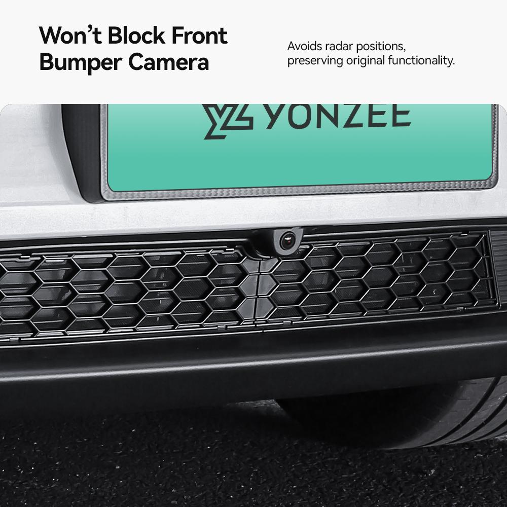 YZ Air Inlet Protective Cover For Tesla Model Y Juniper Anti-insect Anti-fouling Front Air-Conditioning Cover
