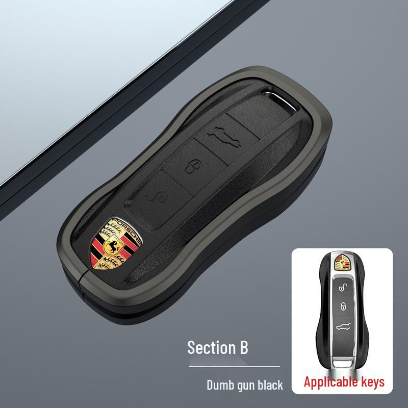 Porsche Key Case for Panamera, Macan, Cayenne, Taycan, 718, 911