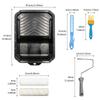 Furniture Painting Roller Paint Brush Microfiber Paint Pan Paint Roller Kit  Interior Decorating