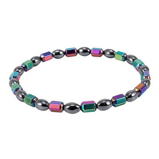 Magnetic Bracelet Delicate Pain Relief Jewelry Colorful Beaded Magnet Therapeutic Bangle