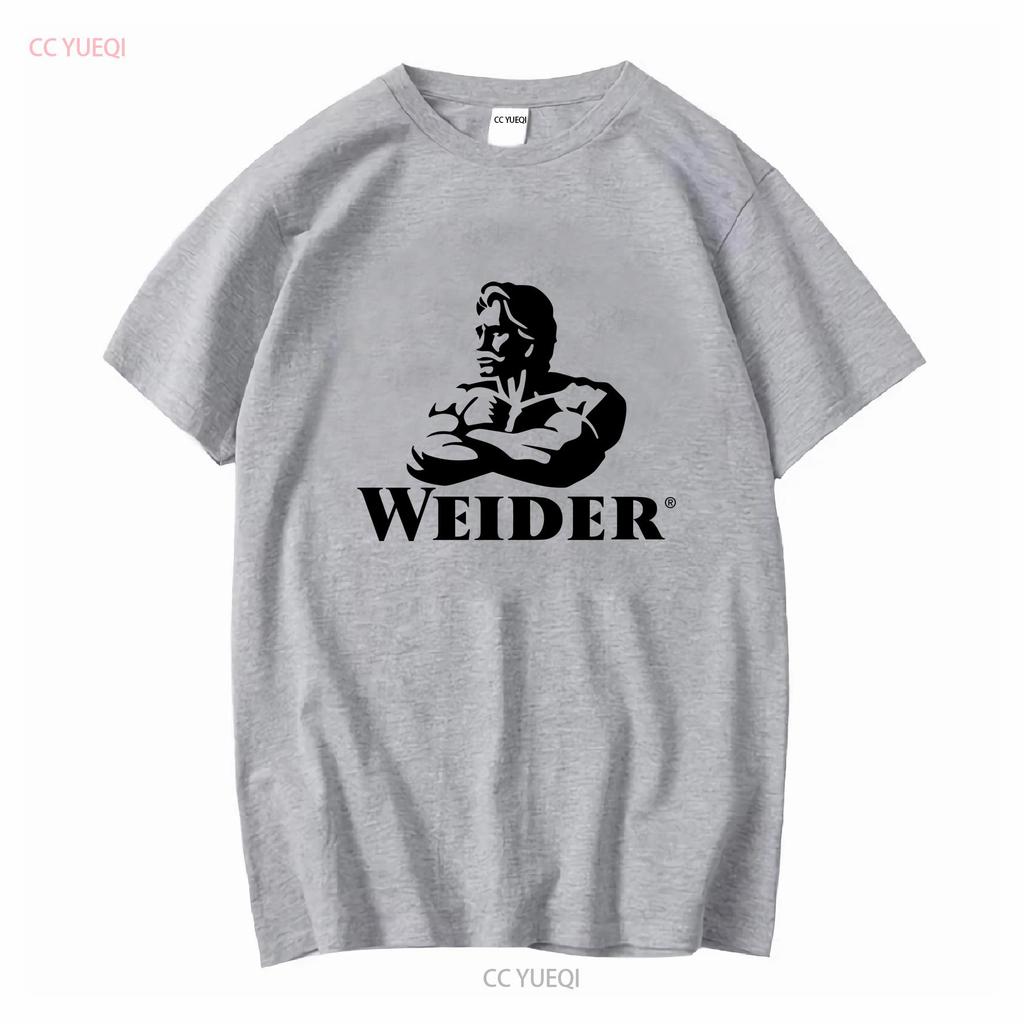 JOE WEIDER Фитнес Бодибилдинг Мягкая футболка винтажная Стиранная с принтом Унисекс мода Удобная Эластичная мужская