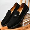 Fashion Fashion Male Comfortable Office Shoe Classic Mens Loafers Leather Men Casual Footwear Wedding Flats Men Slip On Walking Shoes