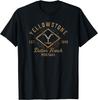 Yellowstone Sunburst Logo Dutton Ranch Men T Shirt