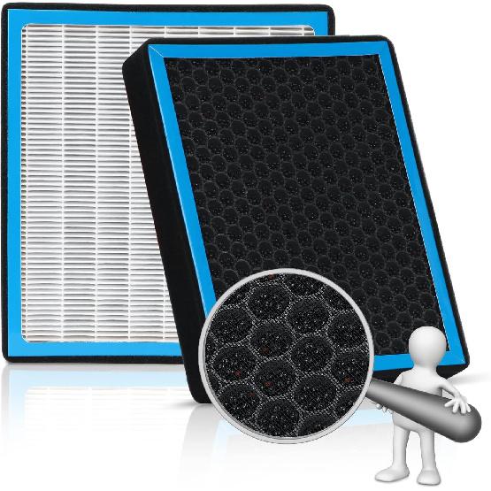 CF11966 Cabin Air Filter HEPA Air Conditioner with Activated Carbon Replacement Cabin Air Filter Accessories Compatible with Buick Chevrolet GMC