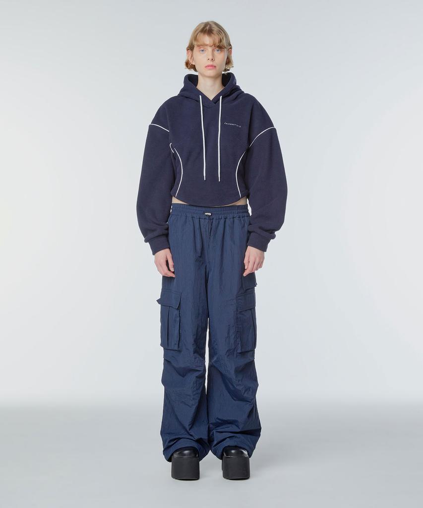 INSTANTFUNK Pleated Cargo Wide Pants
