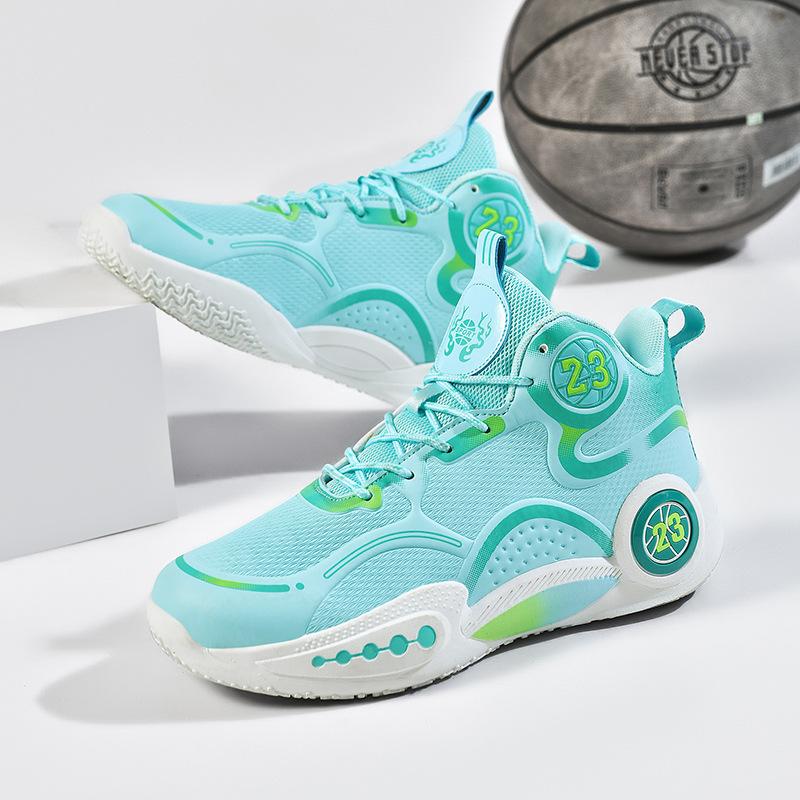 Новые баскетбольные кроссовки для мальчиков и девочек, учеников начальной и средней школы, спортивная обувь для подростков, нескользящие для бега, кроссовки для реальной игры