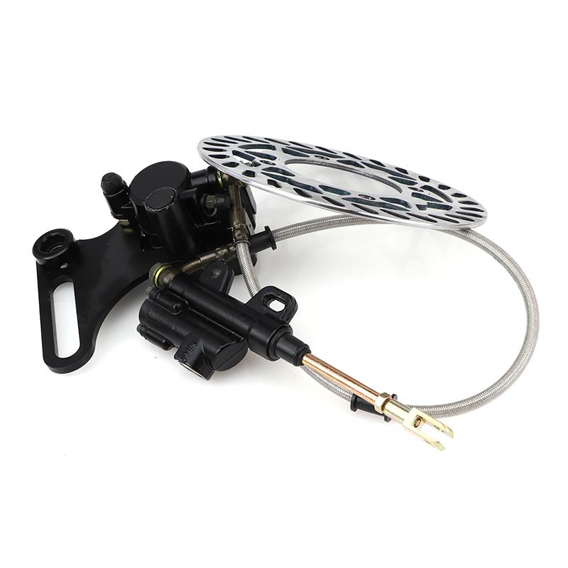 Master Hydraulic Cylinder Caliper Rear Brake Assembly Brake Pads Rear Disc Brake for Pit Dirt Bike KLX Motorcycles Accessories