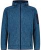 Jacket with Hood CMP Fleece Hoodie Jacket Blue
