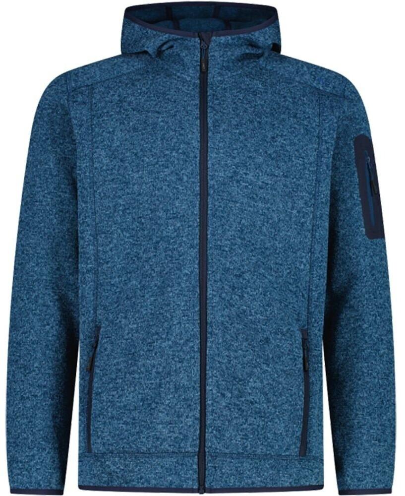Jacket with Hood CMP Fleece Hoodie Jacket Blue