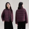 Cotton-padded Clothes, Women's Autumn and Winter Ribs Padded with Cotton, Light and Small Cotton-padded Jackets, New Solid-color Jackets.