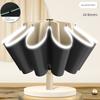 Automatic Umbrella for Women, Thickened Large Size, Men's Car-Mounted Reverse Folding Umbrella, Double-Person, Student School Use, Black Coating for