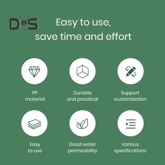 Ткань для защиты от сорняков, тканый геотекстильный коврик, покрытие для сада, ткань для борьбы с сорняками для сада, овощного поля, подъездной дороги, дорожки