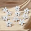 10/40PCS Set Hair Clip Braided Hair Small Flower Hair Buttons Hairpin Girl Cute Headdress Girl Mini Hair Claw Hair Accessories