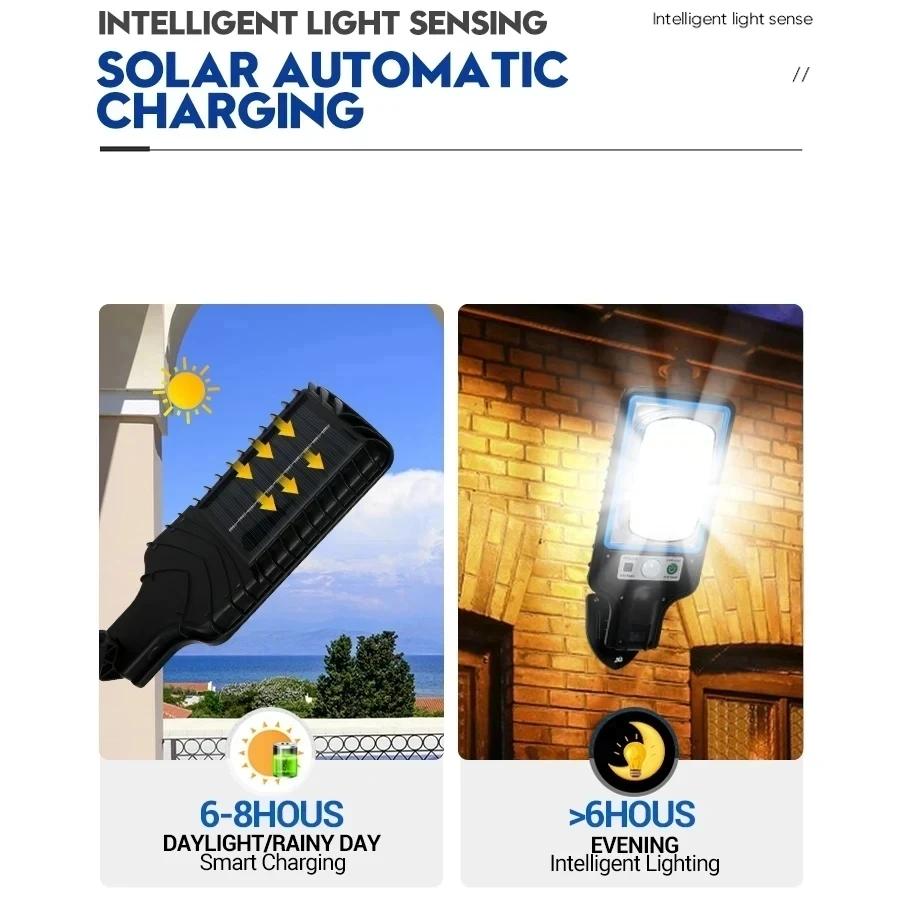 Несколько стилей наружных светодиодных солнечных уличных фонарей, водонепроницаемая индукционная солнечная лампа, садовая дорожка, двор, гараж, настенный светильник