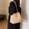 Autumn and Winter Popular Plush Small Bag Women 2025 New Fashion Underarm Fluffy Dumpling Bag Premium Texture Shoulder Bag