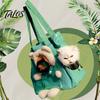 Переноска для животных для маленьких кошек, холщовая сумка-кошелек для кошек, отверстия для головы спереди и сбоку, плюшевая сумка-тоут для животных (медведь, щенок), портативная сумка через плечо с безопасностью