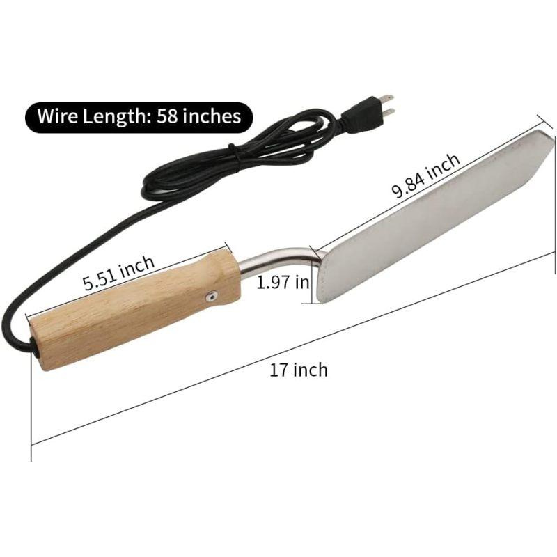 Электрический нож для распечатки пчелиного меда, скребок для пчелиного ножа с постоянной температурой из нержавеющей стали, медогонка