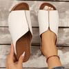 Мода 2024 Лето Удобные римские тапочки для женщин Открытый носок Средний каблук Повседневные сандалии Легкие Нескользящие Пляжные шлепанцы Большой размер