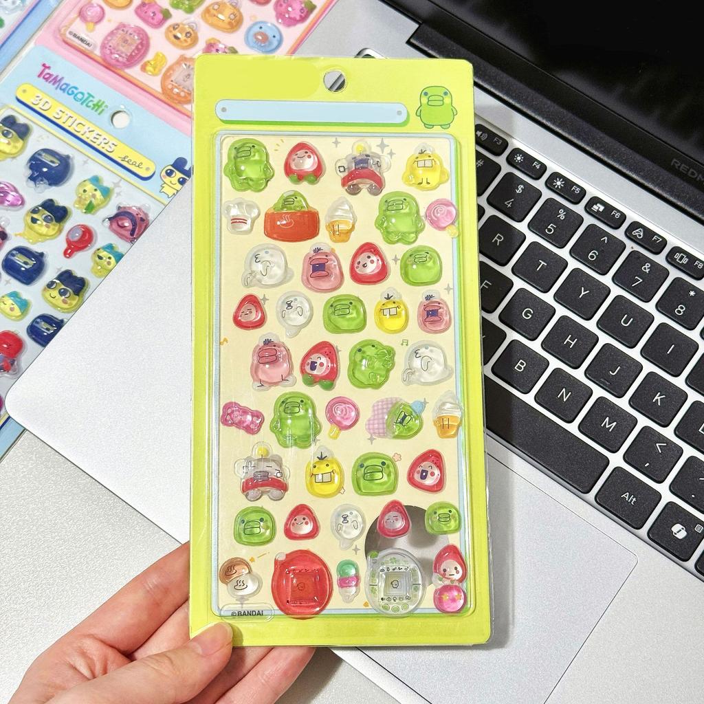 2026 Tamagotchi Stickers Cartoon Creative Peripheral Phone Case Transparent Sticker Hand Account Material Friend Birthday Gift