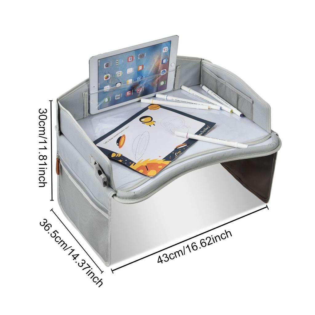 Детское автокресло, поднос для путешествий, водонепроницаемое защитное сиденье, игровой стол для закусок, органайзер для хранения, портативный стол