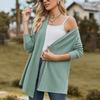 2023 осенне-зимний женский повседневный однотонный свободный кардиган с длинными рукавами