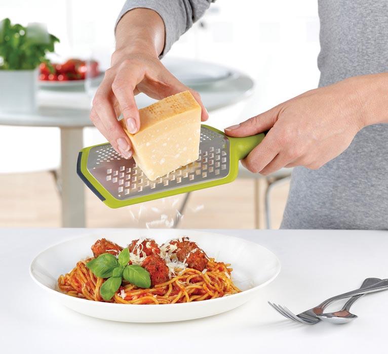 Joseph Joseph Twist Rotary Grater 2 in 1 Fine Grains with Handle
