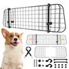 12'' Dog Guard Car, Car Safety Guard Adjustable Width, Dog Trunk Partition, Safety Guard For Dogs With Seat Belt, Dog Net Car, Car Guard