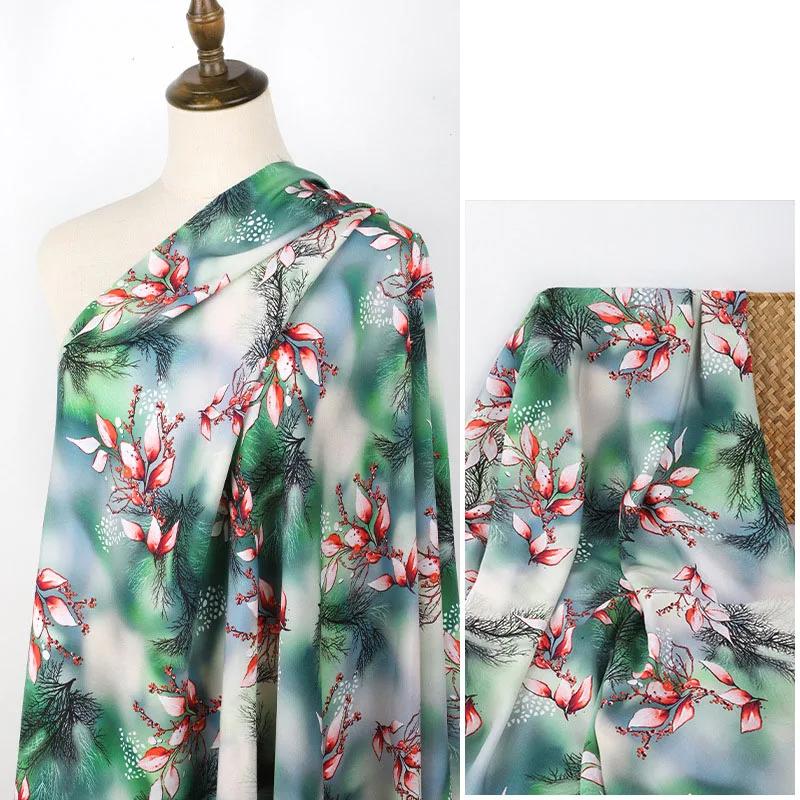 3D-принт Цветок Полиэстер Хлопок Ткань 100x140 см Юбки Детские Рубашки Пижамы Шапки Ручная работа DIY Ремесла Швейная Ткань