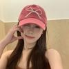 Хлопковая вышитая шляпа с бантом в корейском стиле для женщин, модная бейсболка с бантом для девочек